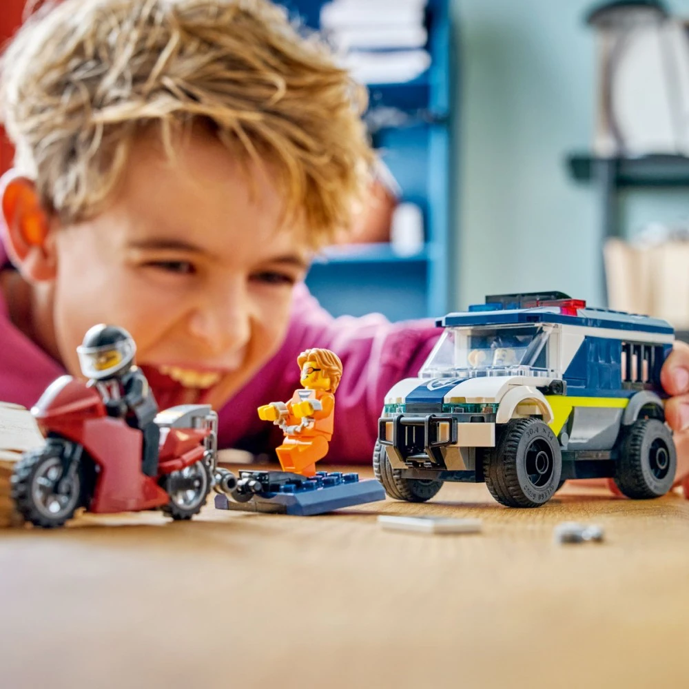 „LEGO® City“ policijos kalinių gabenimo furgonas, konstravimo žaislas, 60479