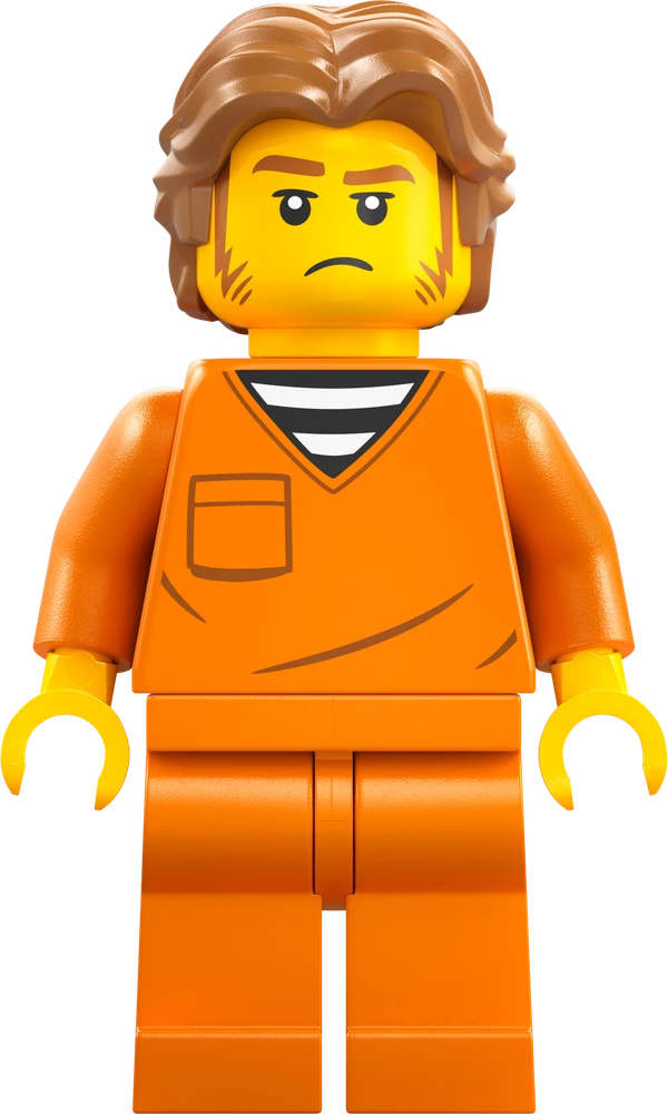 Klocki „Bricks City 60479“ policijos kalėjimo konvojinis furgonas