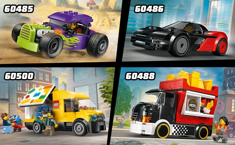 Klocki „Bricks City 60479“ policijos kalėjimo konvojinis furgonas