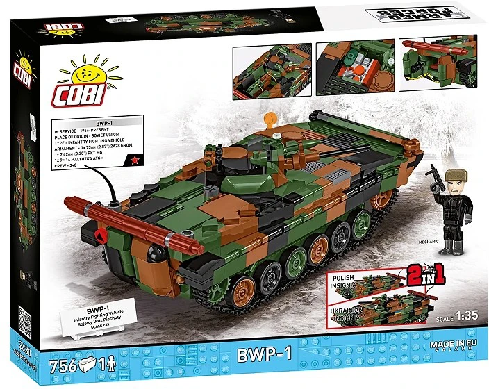 Cobi Klocki BWP-1 756 dalys