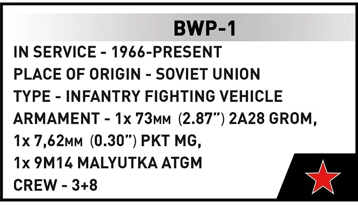 Cobi Klocki BWP-1 756 dalys