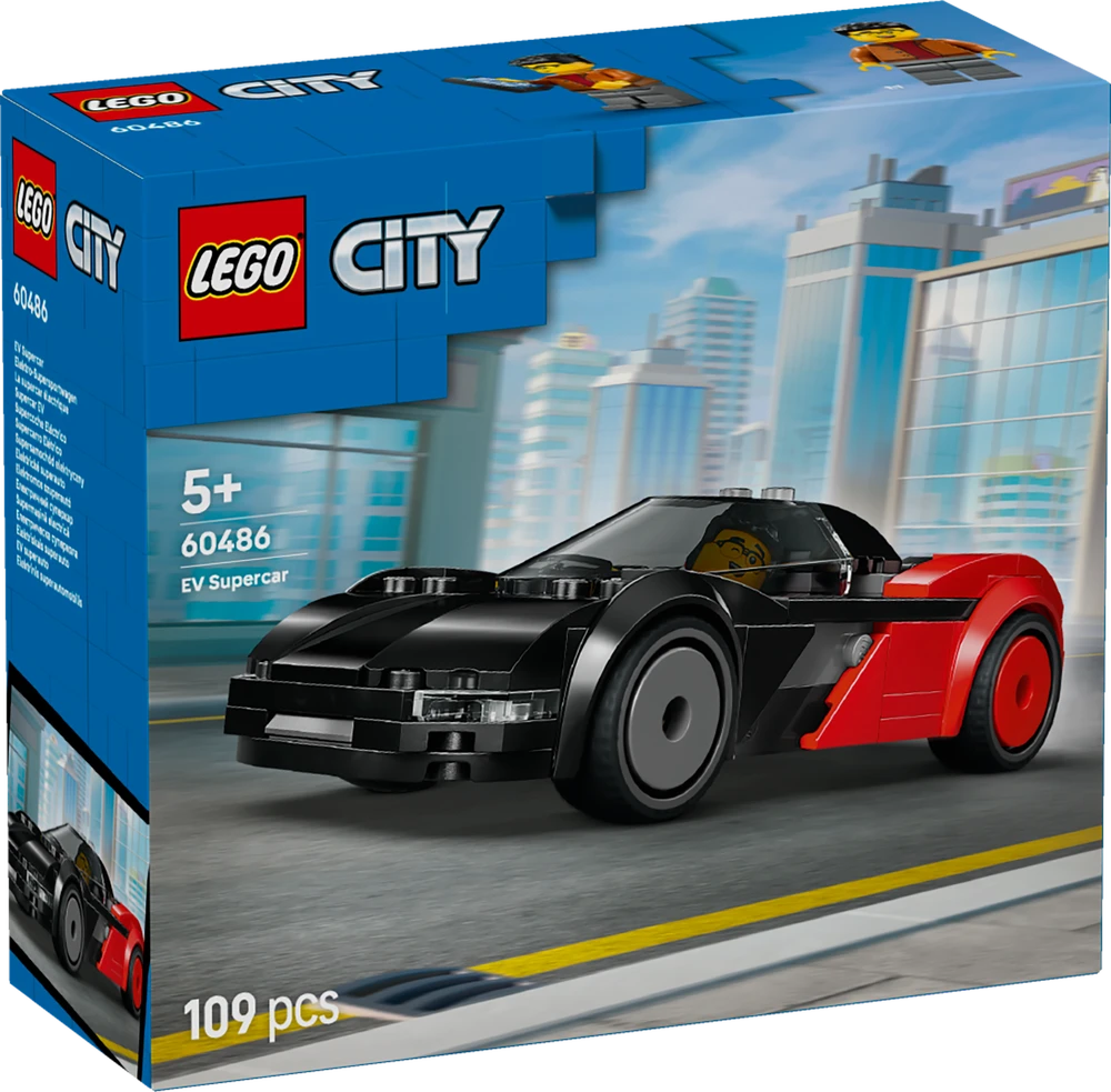Klocki „City Bricks 60486“ elektrinis superautomobilis