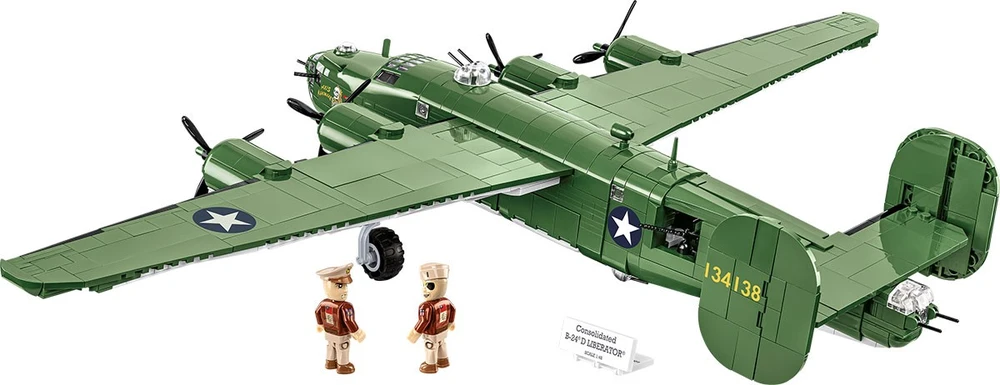 Klocki Konstruktoriaus rinkinys B-24 Liberator lėktuvas iš 1445 detalių