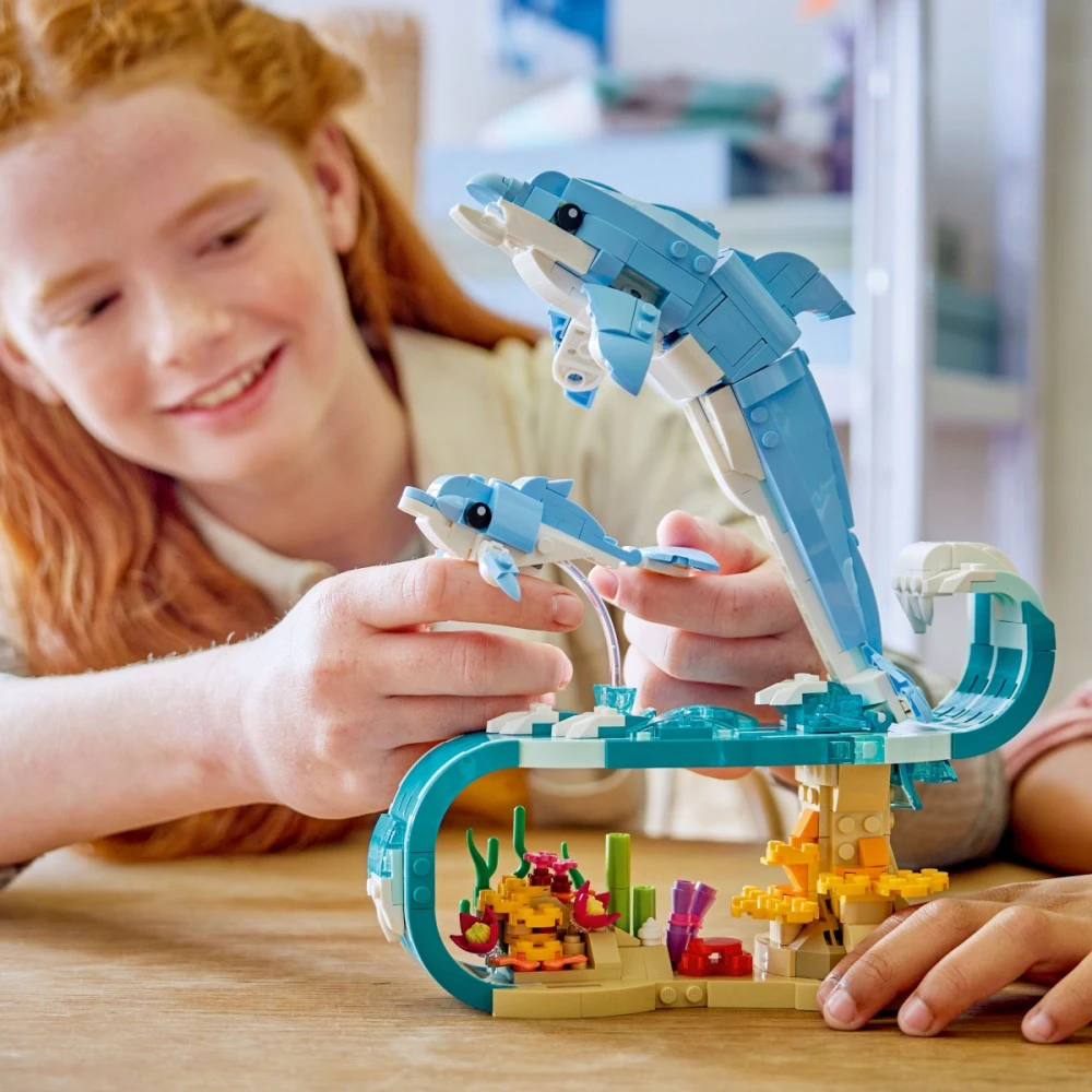 LEGO® Creator 3 in 1 Jūrų gyvūnai: gražūs delfinai 31385