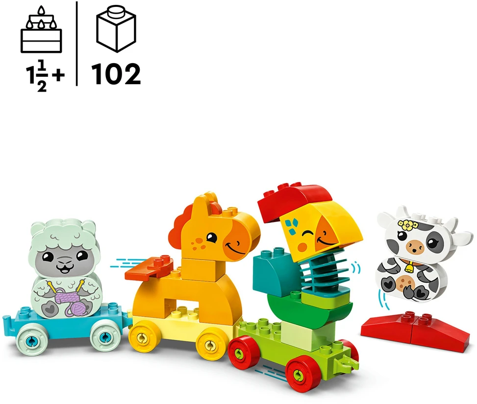 Klocki DUPLO 10412 Gyvūnų traukinys