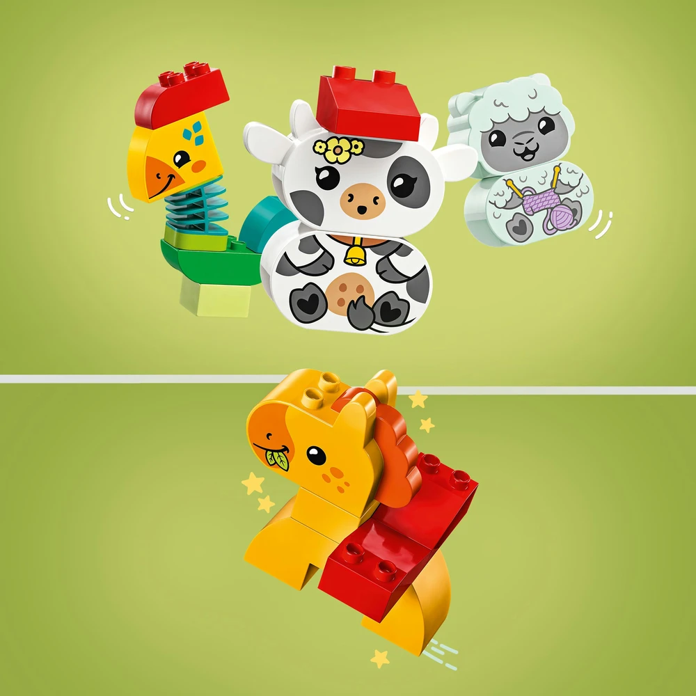 Klocki DUPLO 10412 Gyvūnų traukinys