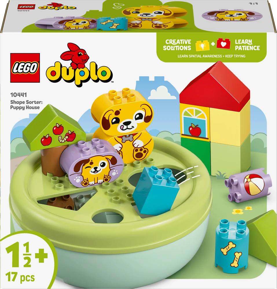 Klocki DUPLO 10441 Formų rūšiuotojas: Šuniukų namelis