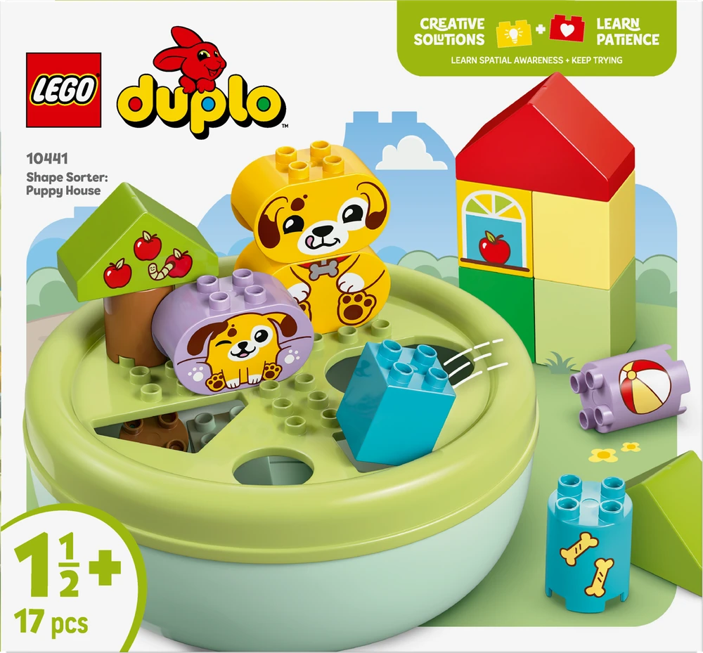 Klocki DUPLO 10441 Formų rūšiuotojas: Šuniukų namelis