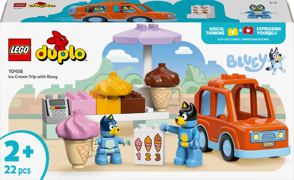 Klocki DUPLO Bluey 10458 Ledų kelionė su Bluey