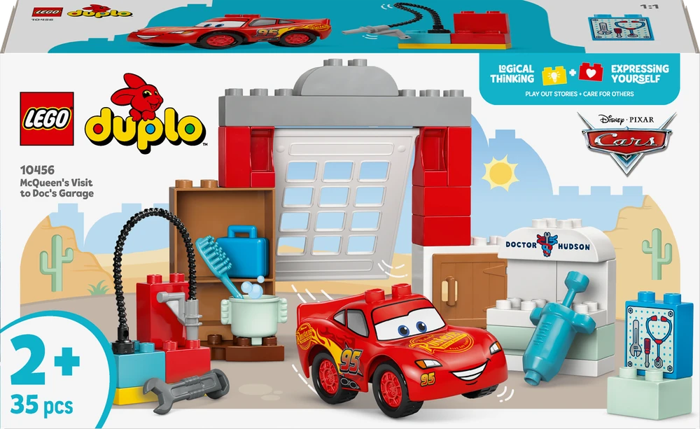 Klocki DUPLO Disney 10456 McQueeno vizitas mero dirbtuvėse
