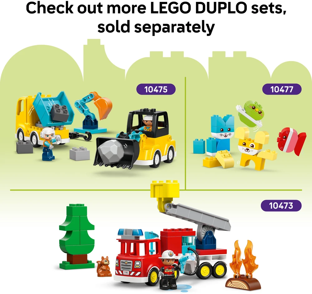 Klocki DUPLO kaladėlės 10474 kūrybinės transporto priemonės
