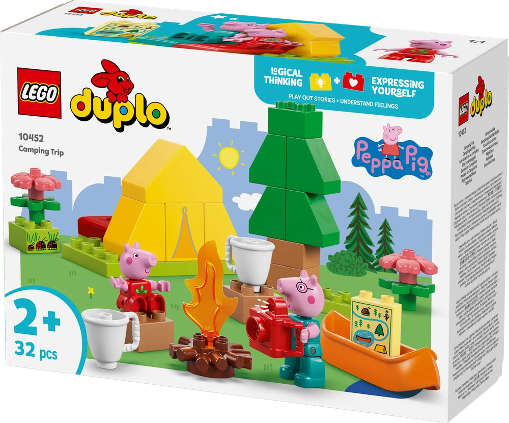 Klocki DUPLO Peppa Pig 10452 Kempingo kelionė