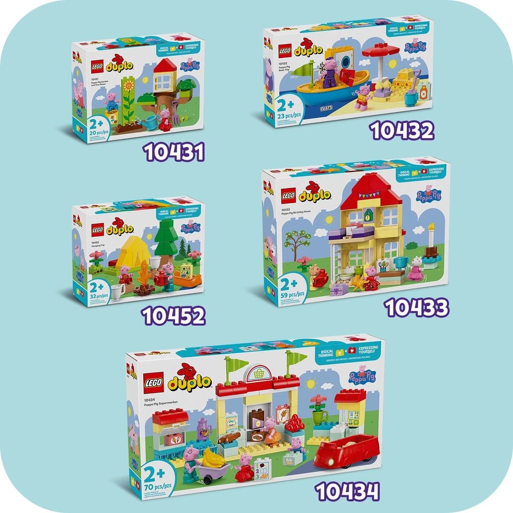 Klocki DUPLO Peppa Pig 10453 Pramogų parkas