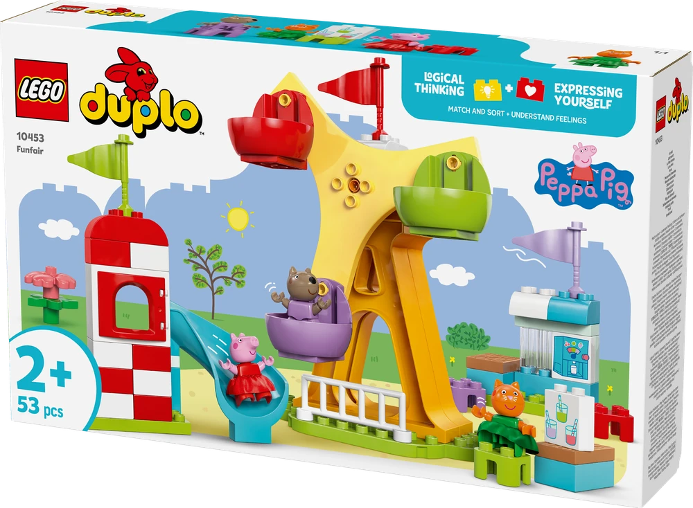 Klocki DUPLO Peppa Pig 10453 Pramogų parkas
