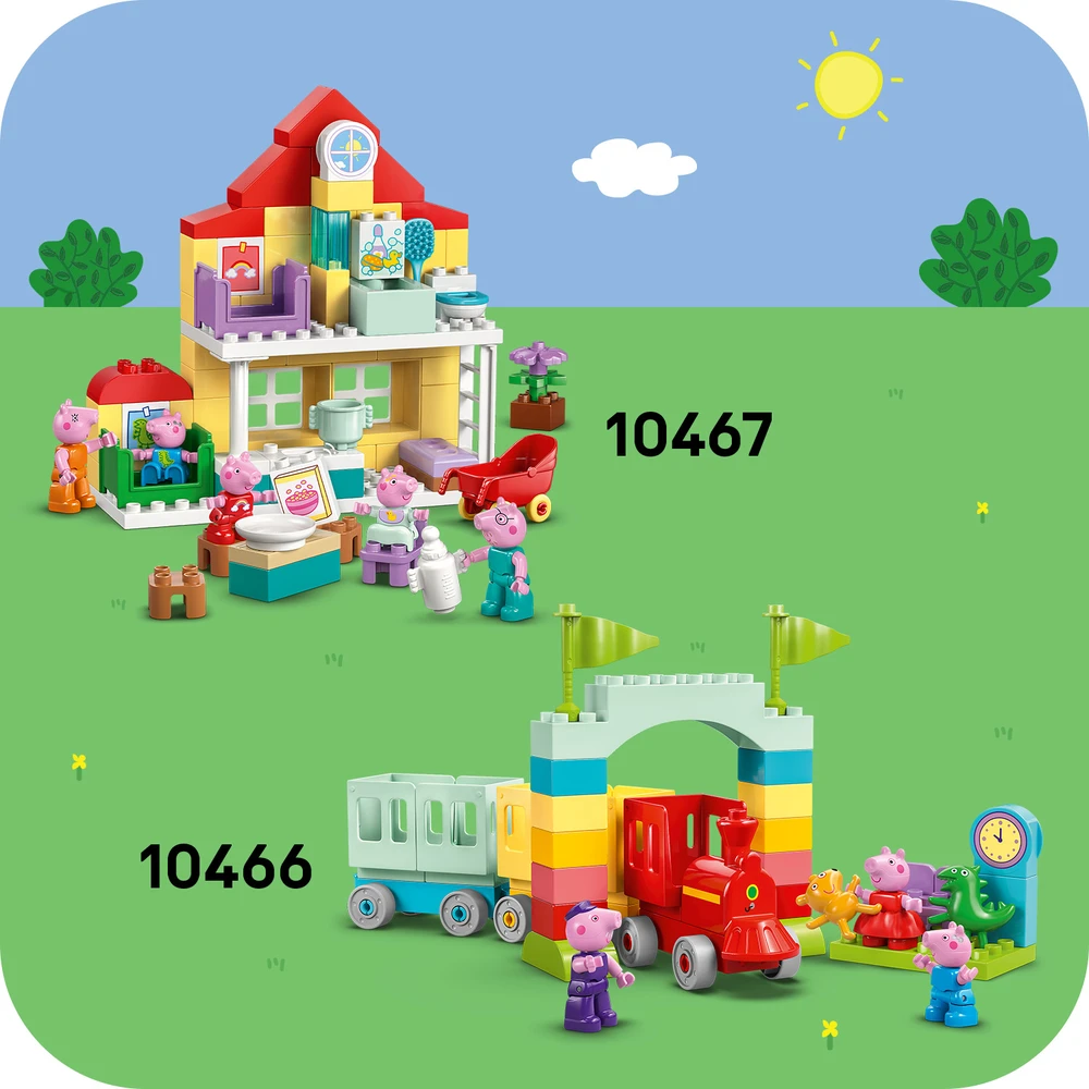 Klocki DUPLO Peppa Pig 10468 Traktorius ir Turgus