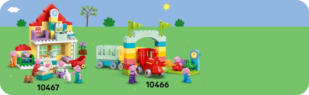 Klocki DUPLO Peppa Pig 10468 Traktorius ir Turgus