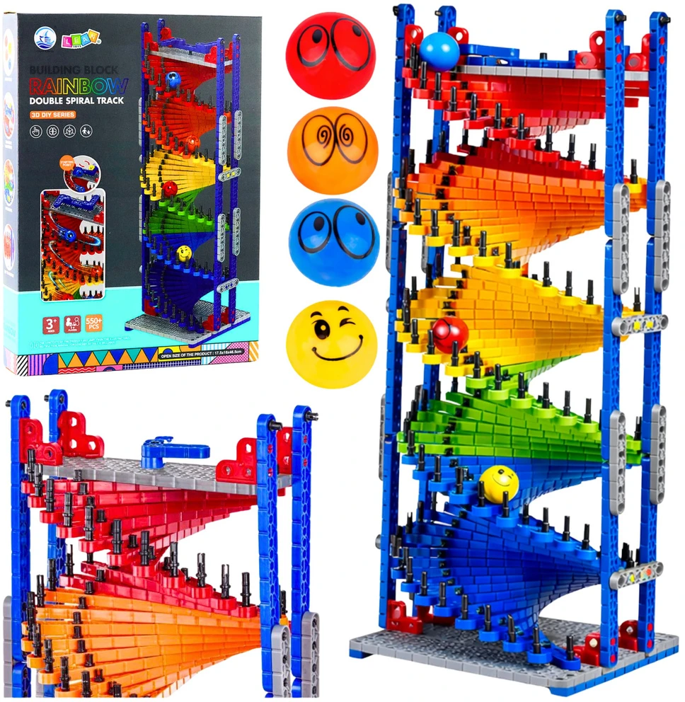 Lean Toys Konstruktoriaus kaladėlės 550 vnt.