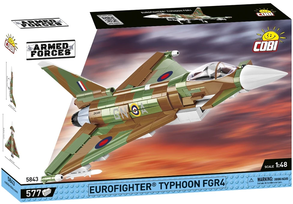 Cobi Klocki „Eurofighter Typhoon FGR4“ konstrukciniai blokai