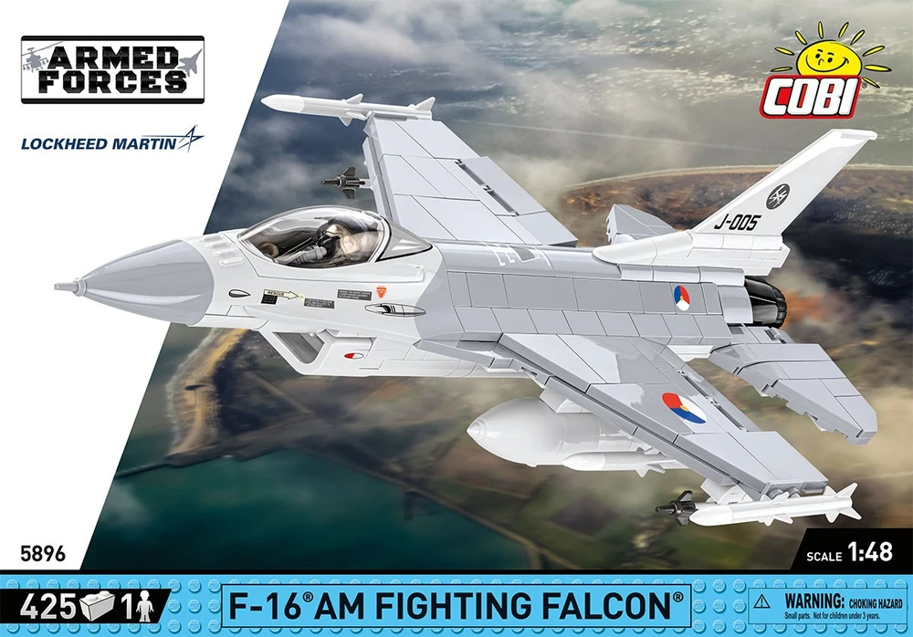 Cobi Klocki F-16 kovojantis falcon 425 blokai