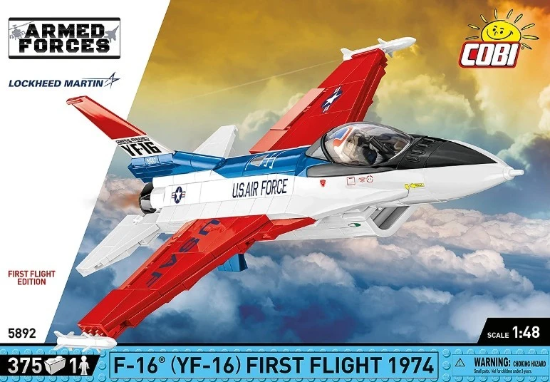 Cobi Klocki F-16 pirmojo skrydžio blokai 375 vienetai