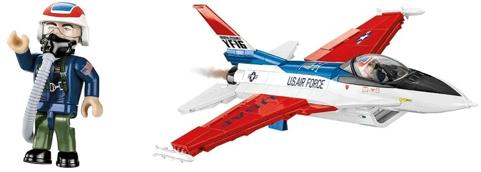 Cobi Klocki F-16 pirmojo skrydžio blokai 375 vienetai