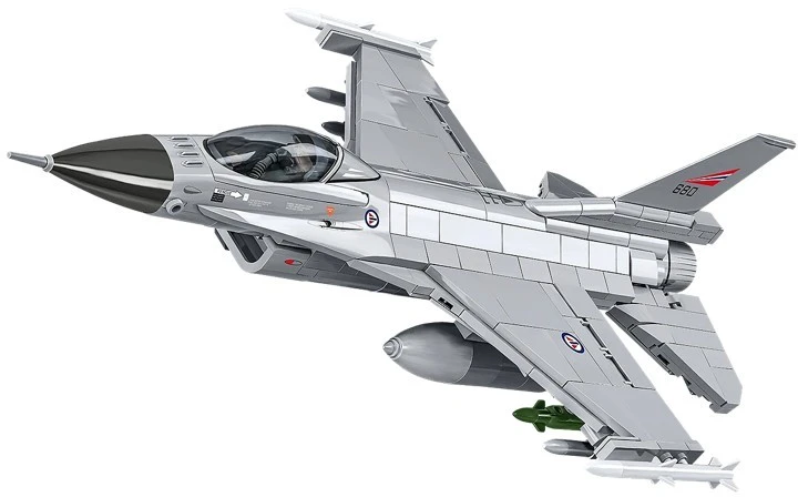 Cobi Klocki F-16am „Fighting Falcon“ statybiniai blokeliai, 495 dalys