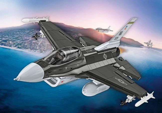 Cobi Klocki F-16d kovos sakalo blokai 436 vienetai