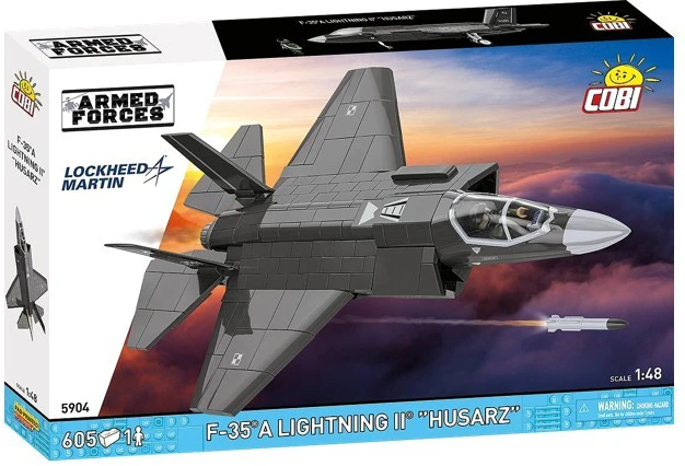 Cobi Klocki F-35A Lightning II statybiniai blokai, 605 dalys
