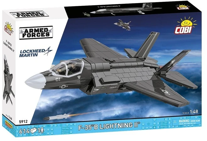 Klocki F-35B „Lightning II“ statybiniai blokai, 614 detalių