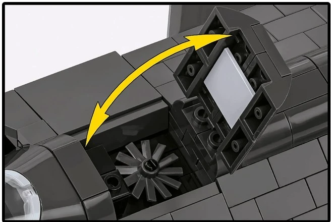 Klocki F-35B „Lightning II“ statybiniai blokai, 614 detalių