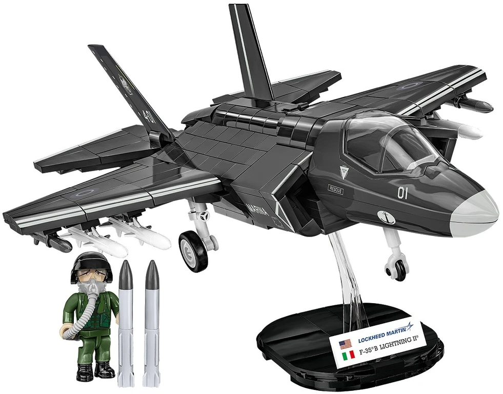 Cobi Klocki F-35b „Stovl Lightning II“ 610 blokų