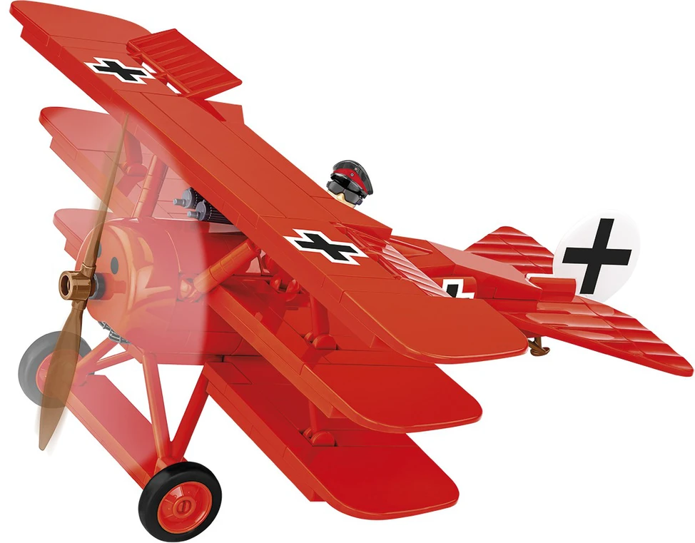 Cobi Klocki Fokker Dr.1 Raudona Baron 221 blokai