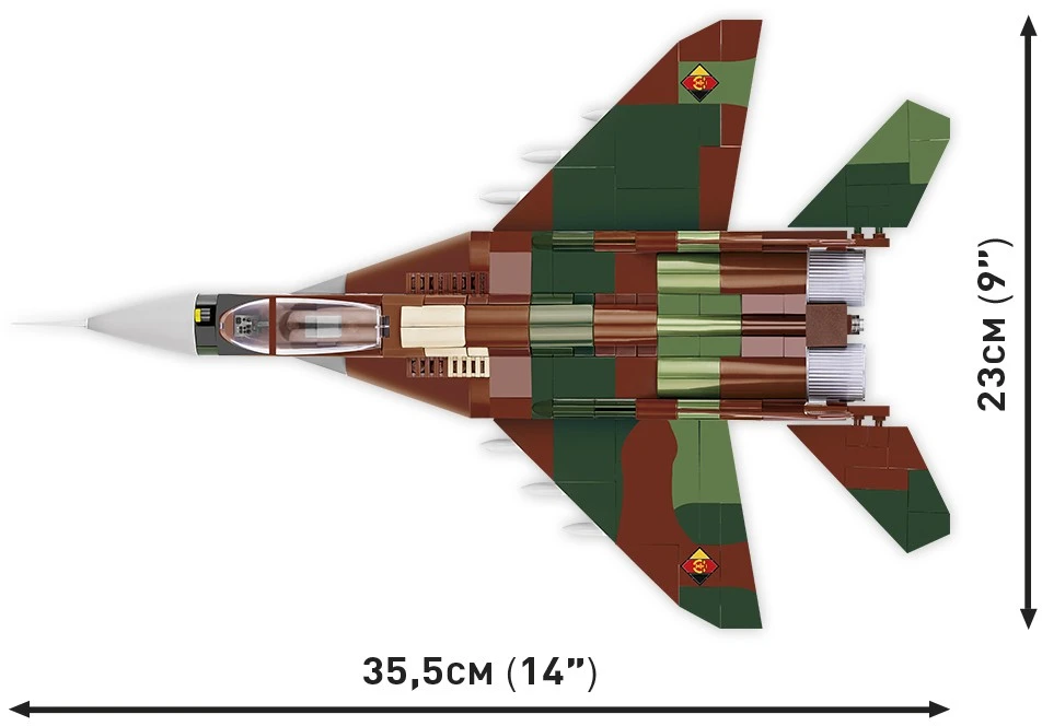 Cobi Klocki Ginkluotųjų pajėgų Mig-29 blokai (Rytų Vokietija)