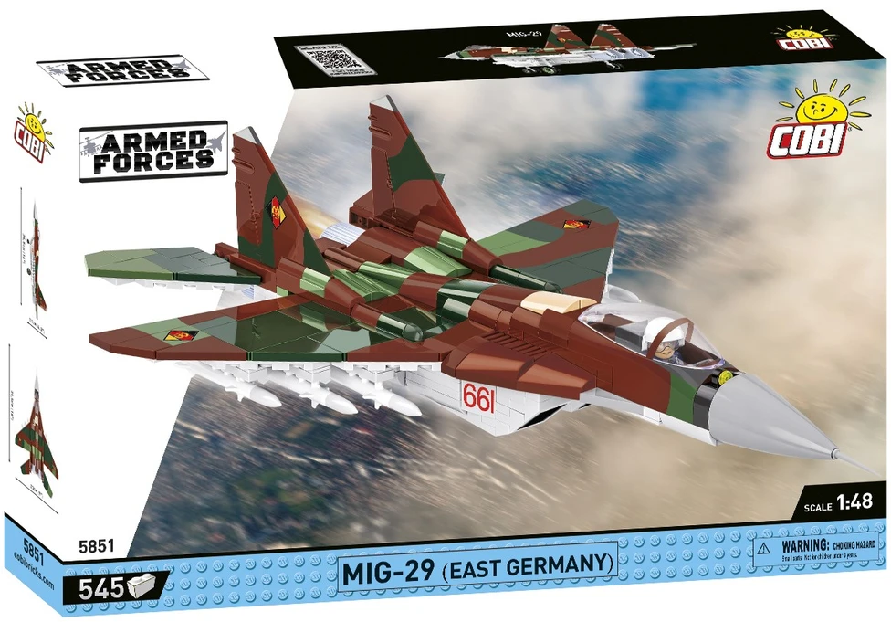 Cobi Klocki Ginkluotųjų pajėgų Mig-29 blokai (Rytų Vokietija)