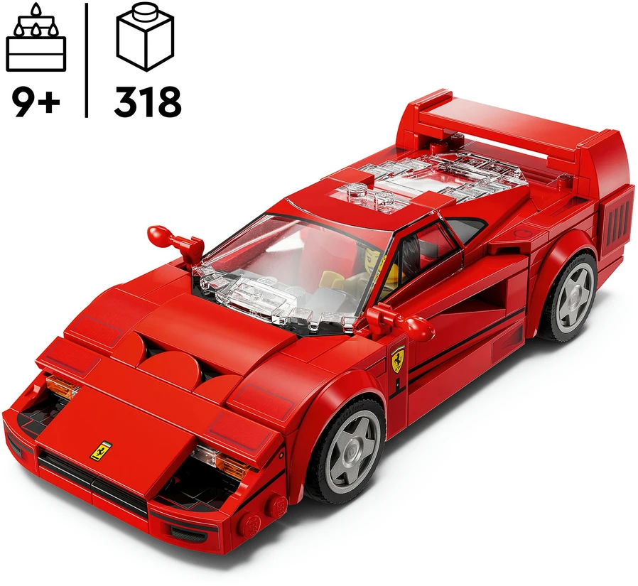 Klocki Greičio čempionai 76934 „Ferrari F40“ superautomobilis