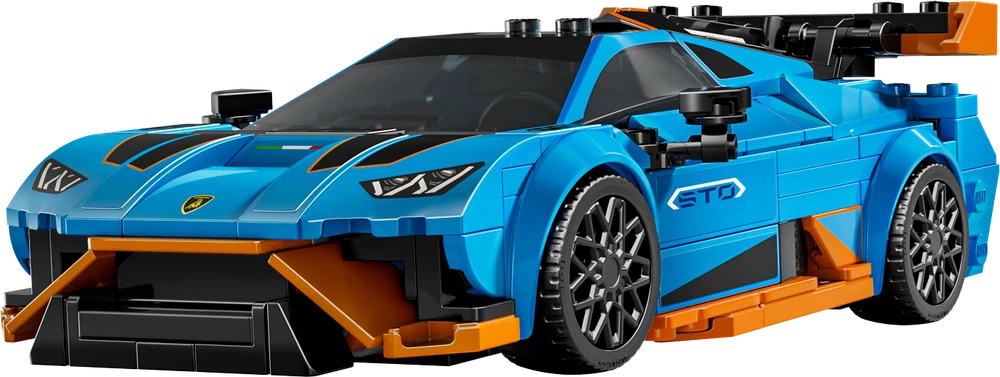 Klocki Greičio čempionai 77238 „Lamborghini Revuelto“ ir „Huracan Sto“ kaladėlės
