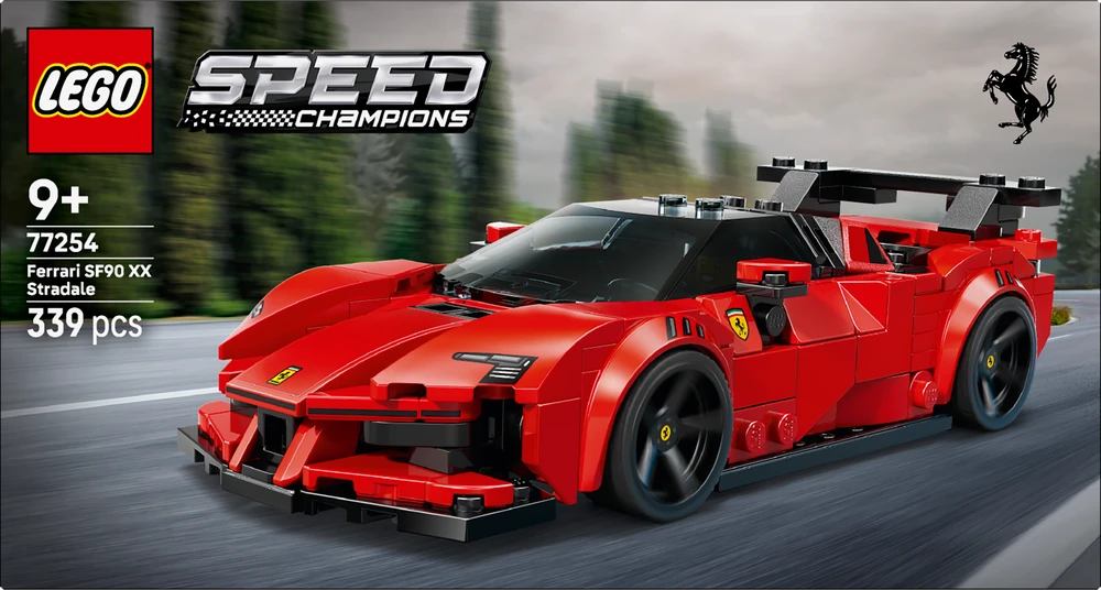Klocki Greičio čempionai 77254 Ferrari SF90 xx Stradale sportinis automobilis