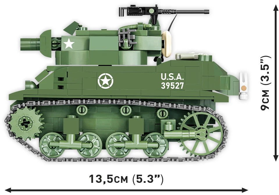 Konstruktorius Cobi H.M.C M8 Scott, 525 dal.