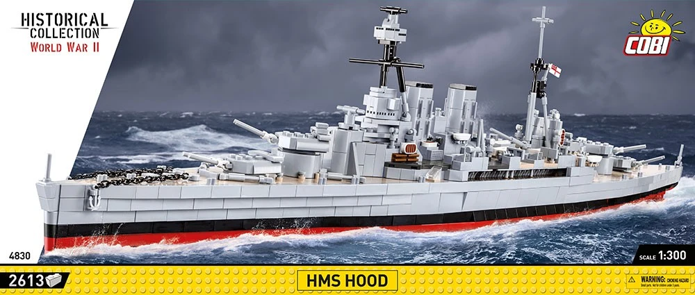 „Konstruktorius Cobi“ istorinė kolekcija, Antrojo pasaulinio karo HMS „Hood 4830“, 2613 m.