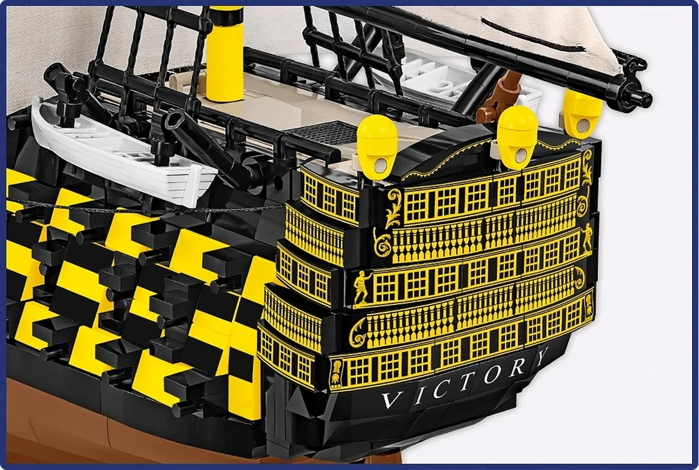 COBI H.M.S. Victory burlaivio konstruktorius 1:144, 2517 detalių