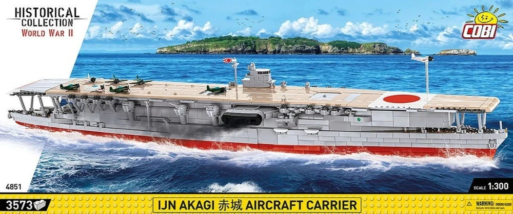 Cobi Klocki IJN Akagi lėktuvnešis 3573 blokai