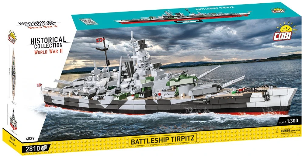 COBI Tirpitz karo laivas konstruktorius 1:300, 2810 detalių