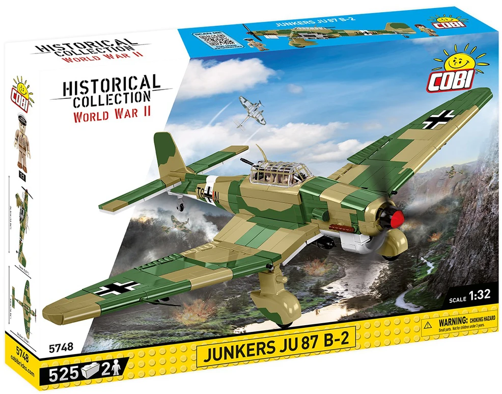 Konstruktorius bombonešis Cobi JU-87 5748 525 d.