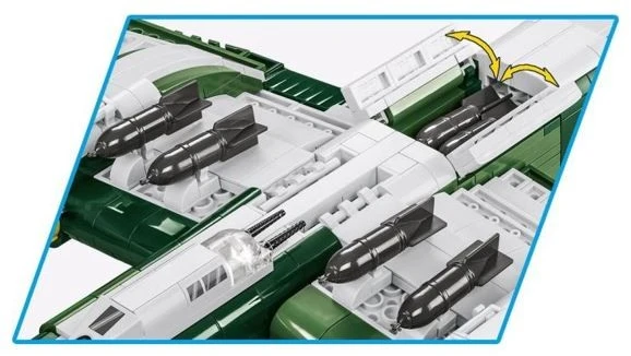 Cobi Klocki Junkers Ju-88 konstravimo kaladėlės, 1160 detalių