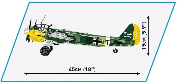 Cobi Klocki Junkers Ju-88 konstravimo kaladėlės, 1160 detalių