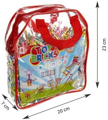 Iso Trade Šiaudelių konstruktorius Toy Bricks - 1000 vnt
