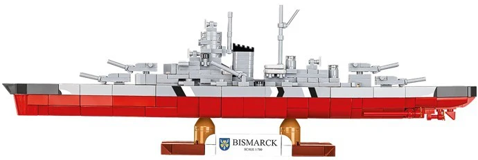 Cobi Klocki Karinis laivas „Bismarck“ 590 blokų