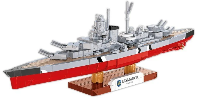 Cobi Klocki Karinis laivas „Bismarck“ 590 blokų