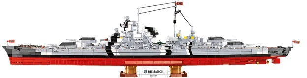 Cobi Klocki Karo laivas „Bismarck 3204“ kaladėlės