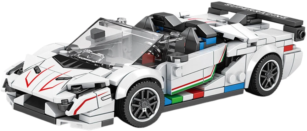 Lean Toys Konstruktoriaus rinkinys SVJ kabrioletas 348 detalių